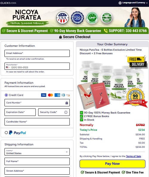 nicoya puratea how to make order pricing